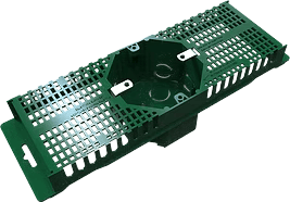Caixa de Luz Teto FMS 30cm Verde - Ribeiro Fabril