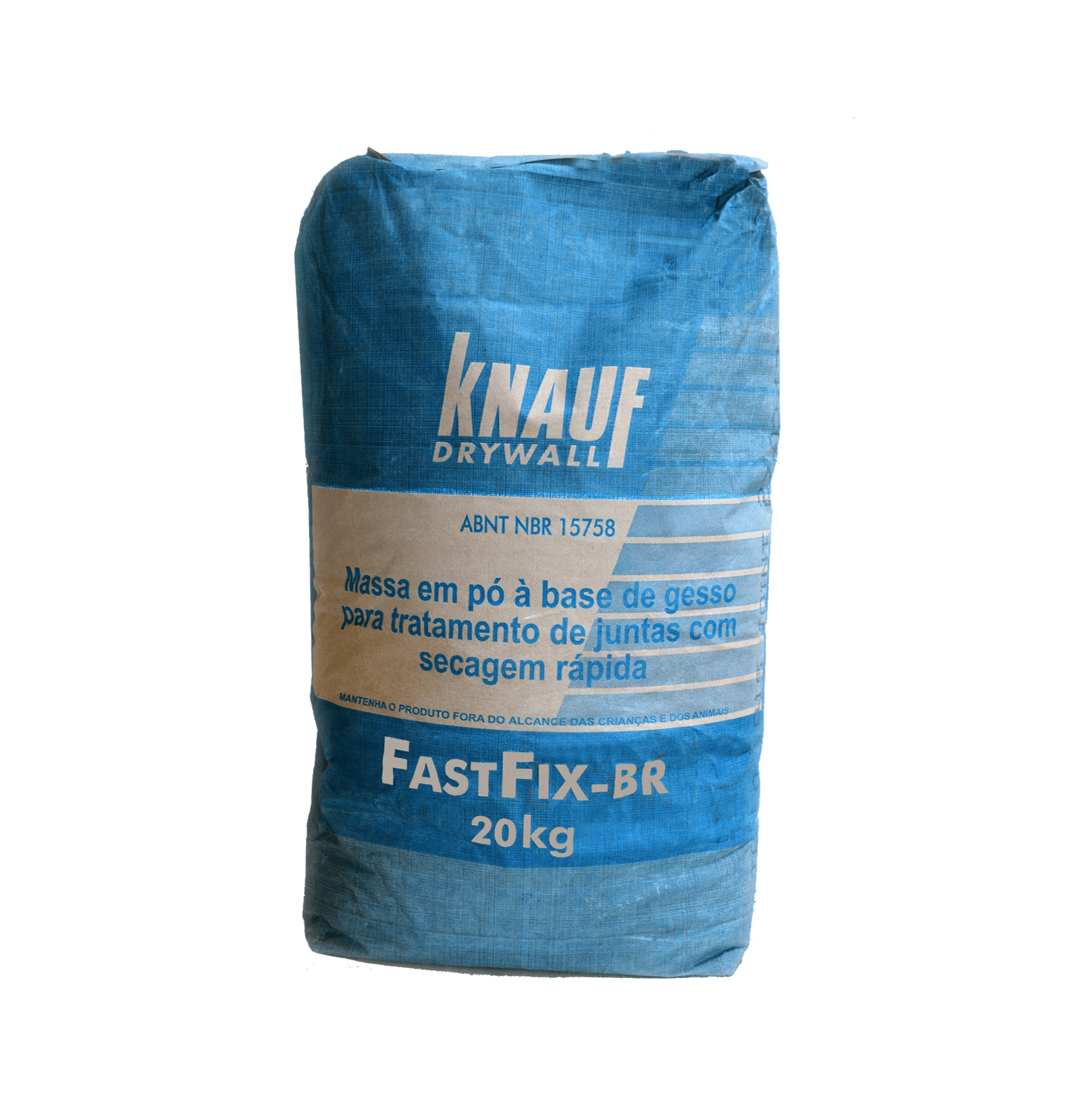 Massa Fastfix em Pó Azul 20kg - Knauf