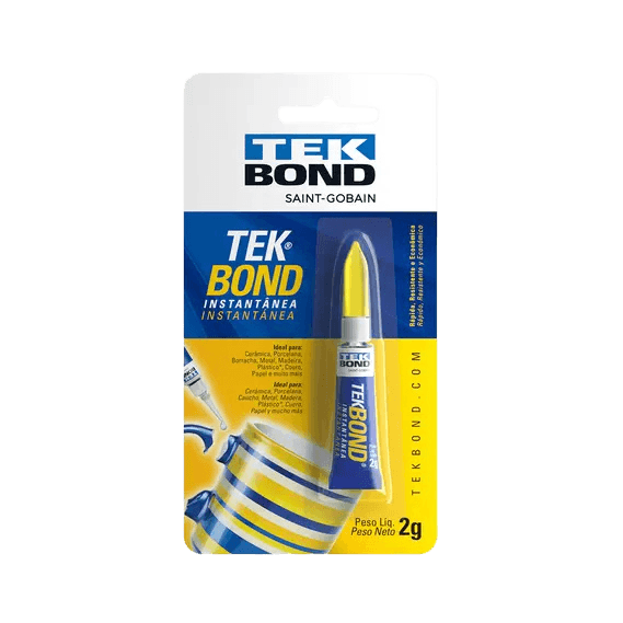 Adesivo Cola Instantânea 2G Blister - Tekbond